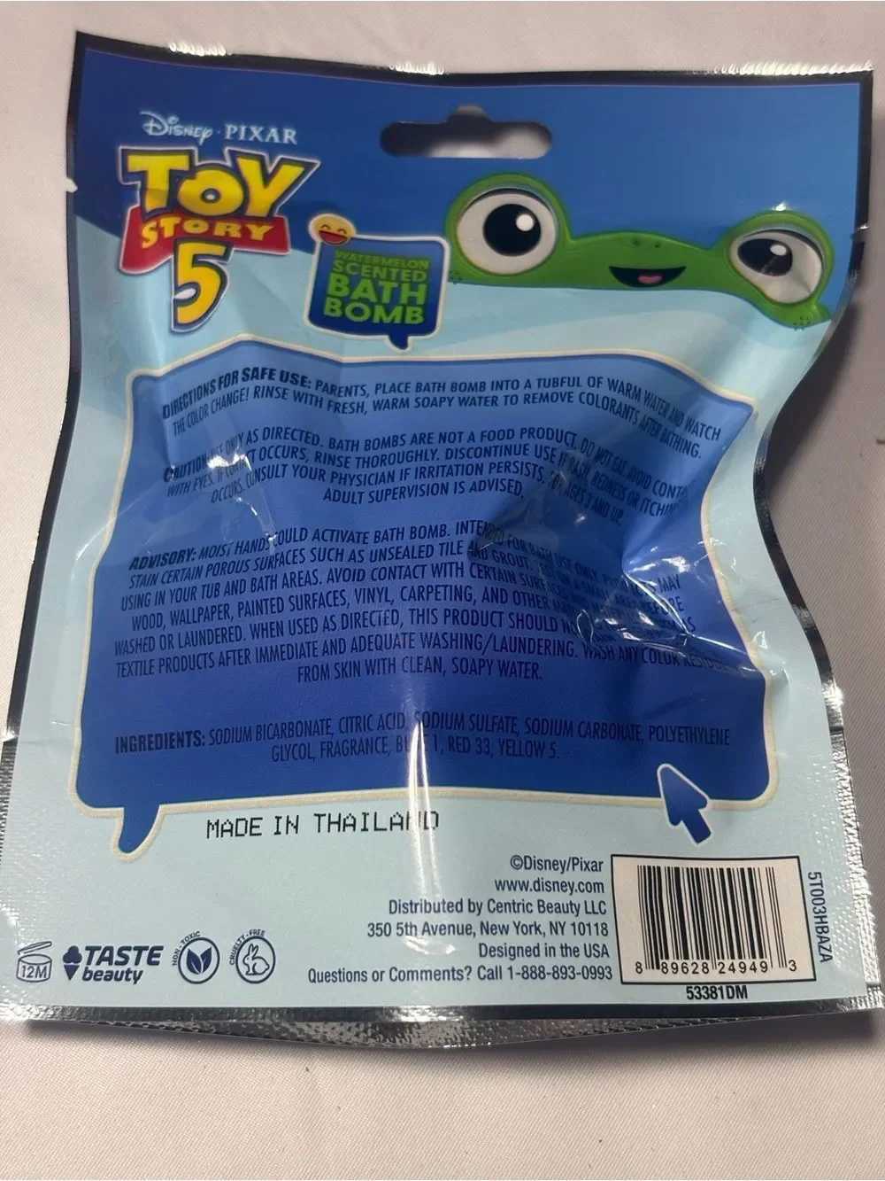 4 New Toy Story Bath Bundle - Blue